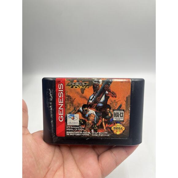 Red Zone (Sega Genesis) Cart Only - Picture 2 of 5